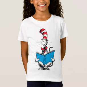 T-Shirt Chat en lecture Casquette