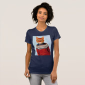T-shirt Chat en pull-over (Devant entier)
