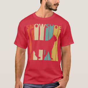 T-shirt Chat en raquettes mignonnes