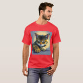 T-shirt Chat endormi (Devant entier)