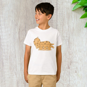 T-shirt Chat endormi avec chatons tétant