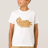 T-shirt Chat endormi avec chatons tétant (Devant)