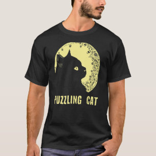 T-shirt Chat énigmatique  Chat  Humour Chatons Citations d