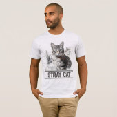 T-shirt Chat Errant (Devant entier)