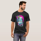 T-shirt Chat Espace Kitty Chat Astronaute Kitty Mignon Cha (Devant entier)