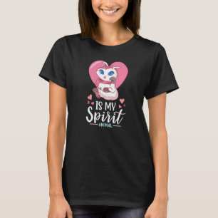 T-shirt Chat Est Mon Animal Spirituel Je Miaule Je Chaton