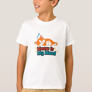 T-shirt Chat est mon humeur drôle de chat
