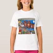 T-shirt Chat et Chouette, Louis Wain (Devant)