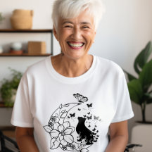 Chat et lune mystique