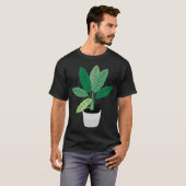 T-shirt Chat et Plante 28 (Devant entier)