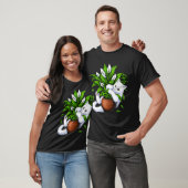 T-shirt Chat et plantes d'intérieur (Unisexe)