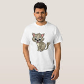 T-shirt Chat étonné (Devant entier)
