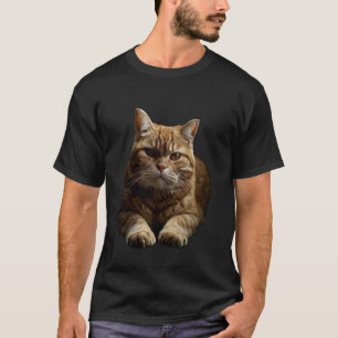 T-shirt Chat européen à poil court