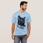 T-shirt Chat "Ew People", Cadeau Amoureux des chats sarcas (Devant entier)