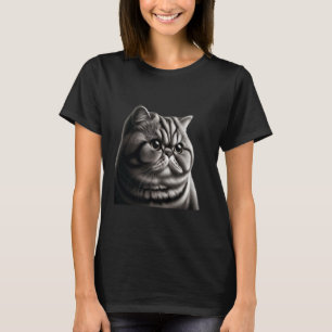 T-shirt Chat Exotic Shorthair - Art pour amateur d