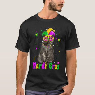 T-shirt Chat Exotic Shorthair Masque Mardi Gras Carnavals 