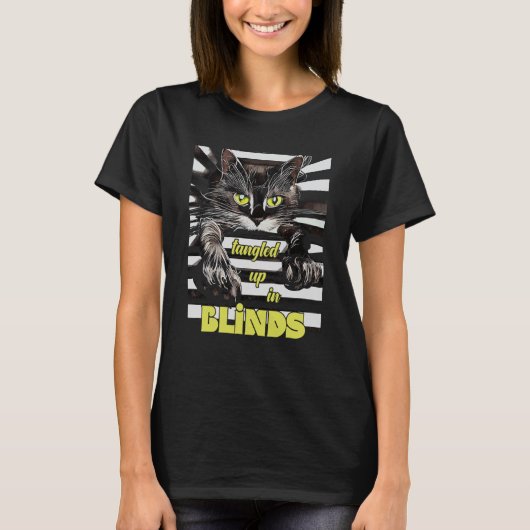 T-shirt Chat explorateur de stores Kitten (Devant)