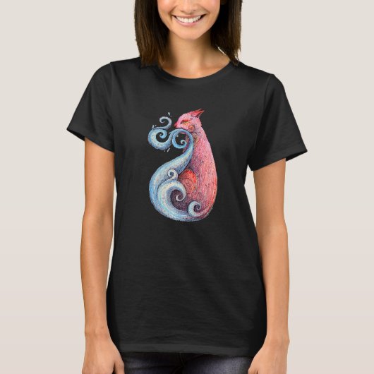 T-shirt Chat Fairy Chat Chat Chat (Devant)