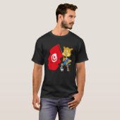 T-shirt Chat fan de Tunisie (Devant entier)