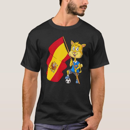 T-shirt Chat fan d'Espagne (Devant)