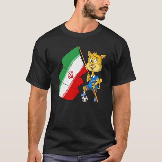 T-shirt Chat fan d'Iran (Devant)