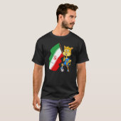 T-shirt Chat fan d'Iran (Devant entier)