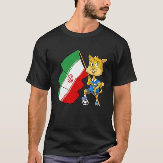 T-shirt Chat fan d'Iran (Devant)