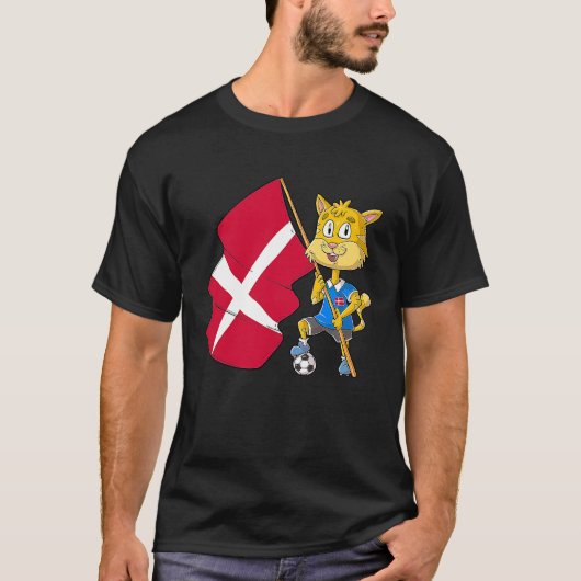 T-shirt Chat fan du Danemark (Devant)