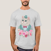T-shirt Chat fantaisie (Devant)