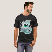 T-shirt Chat-fantôme adorable (Devant entier)