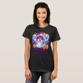 T-shirt Chat fantôme Boo (Devant entier)