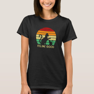 T-shirt Chat Félin Bon Kit De Positivité Citation Positive