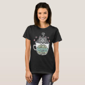 T-shirt Chat Femmes Chat Café Chats (Devant entier)