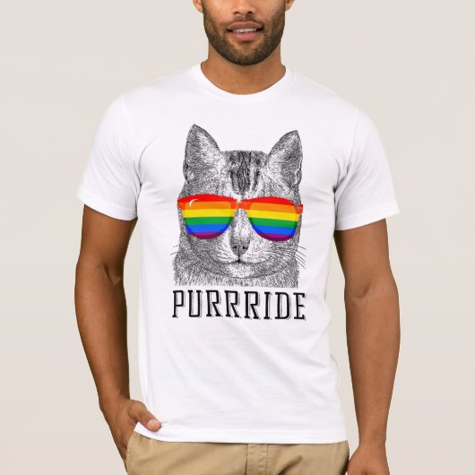 T-shirt Chat Fier Pride (Devant)