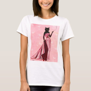 T-shirt Chat flamand en rose