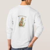 T-Shirt Chat Fleur Bloom With Grace | (Dos)