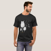 T-shirt Chat Fleur de Pissenlit Chat (Devant entier)