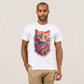 T-shirt Chat floral (Devant entier)