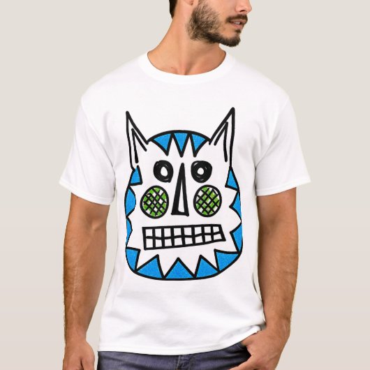 T-shirt Chat flou (Devant)