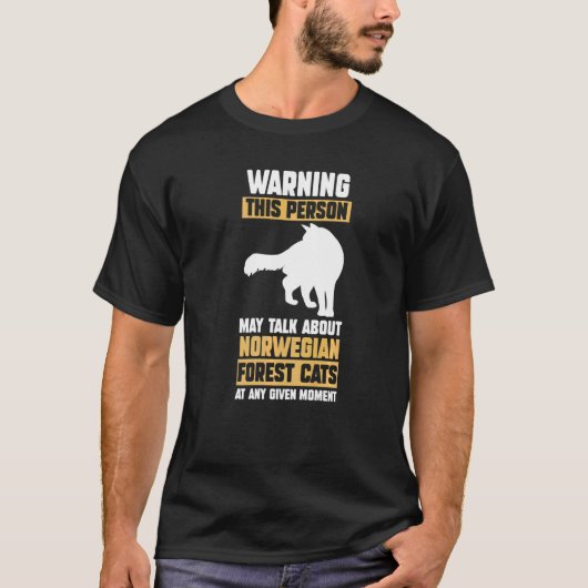 T-shirt Chat forêt norvégienne  3 (Devant)
