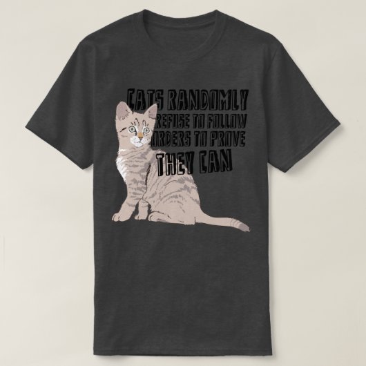 T-shirt Chat fou (Design devant)