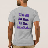 T-shirt Chat fou de Cheshire (Dos)