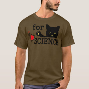 T-shirt Chat Frapper Les Choses Pour Science Premium