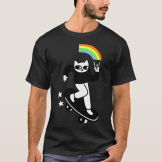 T-shirt Chat froid