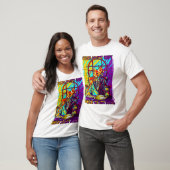T-shirt chat fumant (Unisexe)
