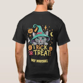 T-shirt Chat - Fun Vert Fun Fun Noir (Dos)