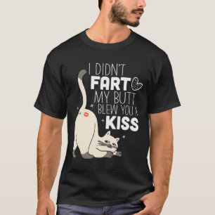 T-shirt CHAT FUNNY MAIS J'Ai Patiné Cadeaux Cat Butt