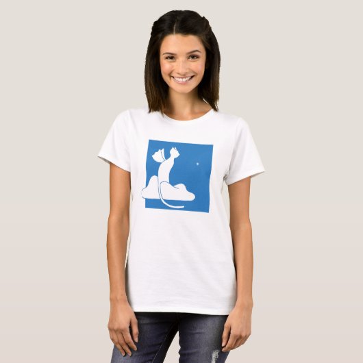 T-shirt Chat Gardien (Devant entier)