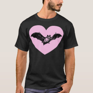 T-shirt Chat gothique Coeur rouge Goth Valentines d'Hallow