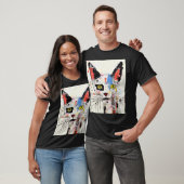 T-shirt Chat Graffiti Félin Urbain Cool (Unisexe)